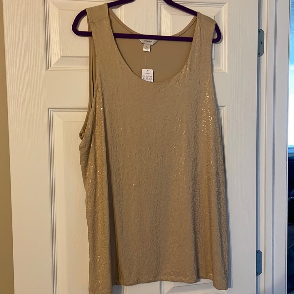 CJ Banks Dress Tank Top.  New.  Never Worn